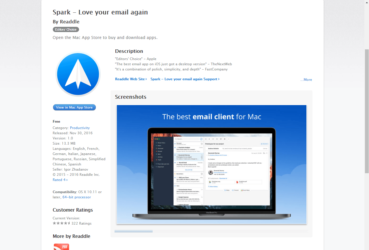 email apps for mac 2015